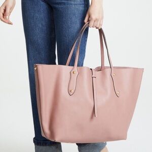 Annabel Ingall Pink Leather Tote Bag